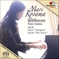 [중고] Mari Kodama / Beethoven : Piano Sonata Nos.16-18 (SACD Hybrid/수입/5186063)