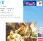 [중고] Pinchas Zukerman / Mozart - Violin Concertos No1.2.3 (수입/sbk46539)