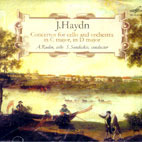 [중고] Alexander Rudin, Saulius Sondeckis / Haydn : Cello Concertos (수입/melcd1000940)