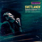 [중고] Evgeny Svetlanov / Beethoven - Symphony No.3 &amp; 5 (2CD/수입/sc022)