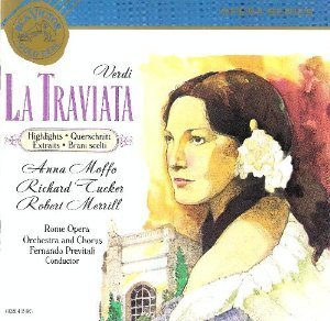 [중고] Anna Moffo, Fernando Previtali / Verdi : La Traviata (수입/602042rg)