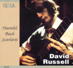 [중고] David Russell / 스카를라티 : 소나타, 바흐 : 플룻과 콘티누오를 위한 소나타 &amp; 헨델 : 하프시코드 모음곡 7번 [기타 편곡반] (Leyenda/수입)