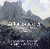 [중고] Vladimir Ashkenazy / Bruckner : Symphony in F minor (수입/ode9202)