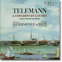 [중고] Thomas Indermuhle, Claudio Brizi / Telemann : 6 Concerts Et 6 Suites (2CD/수입/cm5812)