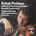 [중고] Itzhak Perlman, Ande Previn / Goldmark, Korngold : Violin Concertos (수입/cdc7478462)