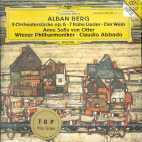 [중고] Claudio Abbado, Anne Sofie Von Otter / Alban Berg :  3orchesterstucke, 7fruhe Lieder (dg3767)