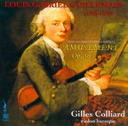[중고] Gilles Colliard / Louis Gabriel Guillemain : Violin Solo For Amusement Op.18 (수입/e054)
