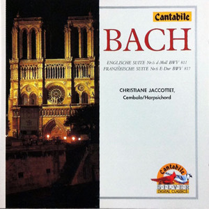 [중고] Christiane Jaccottet / Bach : Englische Suite Nr.6, Franzosische Suite Nr.6 (srk5044)