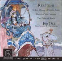 [중고] Eiji Oue / Respighi : Belkis - Queen Of Sheba Suite, Dance Of The Gnomes, The Pines Of Rome (수입/HDCD/rr95cd)