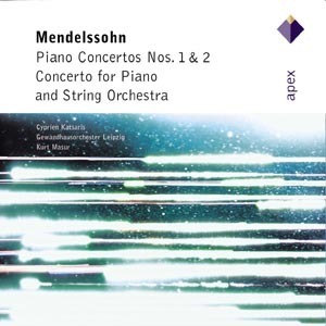 [중고] Cyprien Katsaris / Mendelssohn : Piano Concerto No.1 Op.25, No.2 Op.40, Concerto for Piano and String Orchestra (수입/8573890882)