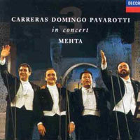 Jose Carreras, Placido Domingo, Luciano Pavarotti / Three Tenors Concert 1990 (미개봉/ddd0101)