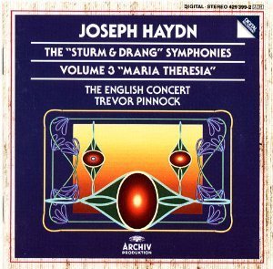 [중고] Trevor Pinnock / Haydn : &#039;Sturm &amp; Drang&#039; Symphonies, Vol 3 (Nos 41, 48 &#039;Maria Theresia&#039;, 65 (수입/4293392)