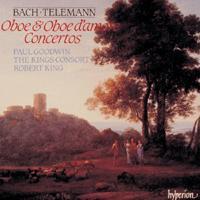 [중고] Paul Goodwin, Robert King / Bach &amp;Telemann : Oboe &amp; Oboe d&#039;amore Concertos (수입/cda66267)