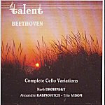 [중고] Trio Vidom, Mark Drobinsky, Alexandre Rabinovitch / Beethoven : Piano Trio No.9, Variations for Cello and Piano (수입/dom291065)
