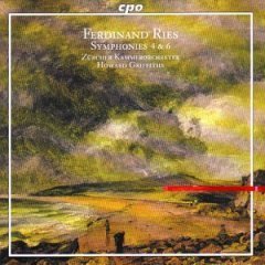 [중고] Howard Griffiths / Ferdinand ries Symphonies 4&amp;6 (수입/cpo9998362)