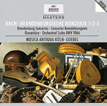 [중고] Reinhard Goebel, Musica Antiqua Koln / Bach : Brandenburg Concertos No.1 BWV 1046, No.2 BWV 1047, No.3 BWV 1048 (수입/4472872)