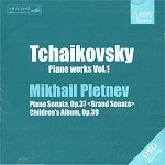 [중고] Mikhail Pletnev / 차이코프스키 : 피아노 작품 1집 (Tchaikovsky : Piano Works, Vol.1/amc2029)