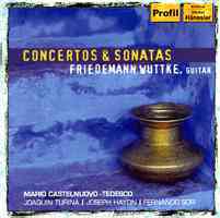 [중고] Friedemann Wuttke / Castelnuovo-Tedesco, Haydn : Guitar Concertos, Turina : Sonata Para Guitar, Sor : Grand Solo For Introduction &amp; Allegro Op.14 (수입/ph04022)