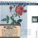 [중고] Liv Glaser / Mozart : Piano Sonatas No.6,11,14 &amp; Fantasie KV 475 (수입/psc1092)