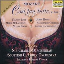 [중고] Charles Mackerras / Mozart : Cosi fan tutte, K.588 - Highlights (수입/cd80399)