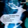 [중고] Peter Ruzicka / Henze : Orchestral &amp; Vocal Works (수입/wer66372)
