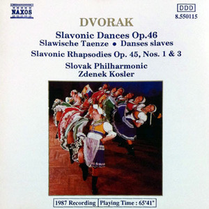 [중고] Zdenek Kosler / Dvorak : Slavonic Dances Op.46 (일본수입/8550115)