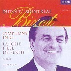 [중고] Charles Dutoit / Bizet : Symphony In C, Overture (수입/4521022)