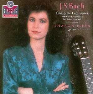 [중고] Sharon Isbin / Bach : Complete Lute Suites(수입/077775950328)