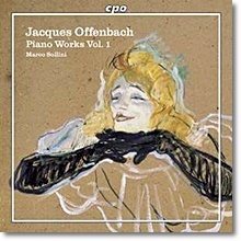 [중고] Marco Sollini / Offenbach : Piano Works Vol. 1 (수입/cpo7770792)