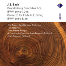 [중고] Koopman, Paillard, Rampal / J.S. Bach : Brandenburg Concertos 1-3 (수입/2564613632)