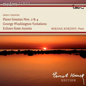Ernst Krenek, Mikhail Korzhev / Krenek : Piano Sonatas, 5 Pieces Op.39 (수입/미개봉/129)