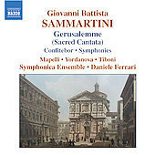 Symphonica Ensemble / Sammartini : Gerusalemme -Sacred Cantata, Confitebor (수입/미개봉/8570253)