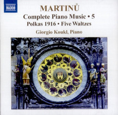 Giorgio Koukl / MARTINU, B. : Piano Music (Complete), Vol. 5 (수입/미개봉/8572175)