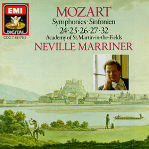 [중고] Neville Marriner / Mozart: Symphonies Nos. 24, 25, 26, 27, 32 (수입/CDC749176)