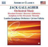 JoAnn Falletta / Jack Gallagher : Orchestral Music (수입/미개봉/8559652)