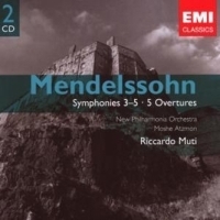 [중고] Riccardo Muti &amp; Klaus Tennstedt /  멘델스존 : 교향곡 3번 스코틀랜드 4번 이탈리아 5번 종교개혁 서곡 Mendelssohn : Symphonies No.3 Scottish, No.4 Italian, No.5 Reformation, Ovreutres (수입/2CD/194638178828)