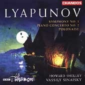 [중고] Howard Shelley, Vassily Sinaisky / Lyapunov : Symphony No.1 Op.12, Piano Concerto No.2 Op.38, Polonaise Op.16 (수입/chan9808)