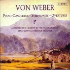 [중고] Neville Marriner / 베버 : 피아노 협주곡, 교향곡, 서곡집 Weber : Piano Concertos, Symphonies, Overtures (3CD/수입/99935)