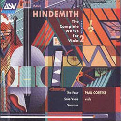 Paul Cortese / 힌데미트 : 4개의 비올라 소나타 Hindemith : Four Viola Sonatas (수입/미개봉/cddca947)