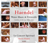 [중고] Le Concert Spirituel / 헨델 : 수상 음악, 왕궁의 불꽃 놀이 Handel : Water Music, Fireworks (Digipack/수입/gcd921606)