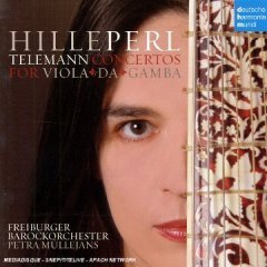 [중고] Hille Perl / 텔레만 : 비올라 다 감바를 위한 협주곡 Telemann : Viola Da Gamba Concertos (SACD Hybrid/수입/82876850552)