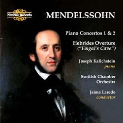 [중고] Joseph Kalichstein , Jaime Laredo / 멘델스존 : 피아노 협주곡 1, 2번 Mendelssohn : Piano Concerto No.1 Op.25 &amp; No.2 Op.40 (수입/ni5112)