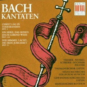 [중고] Thomanerchor Leipzig,  Hans-Joachim Rotzsch / Bach: Easter Cantatas: Christ Lag in Todesbanden, BWV 4 / Ein Herz, Das Seinen Jesum, BWV 134 / Der Himmel Lacht, BWV 31 (수입/20672)