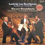 [중고] Wiener Streichtrio / Ludwig van Beethoven Serende in D major op.8, Trio op.9-3(수입/cal50835)