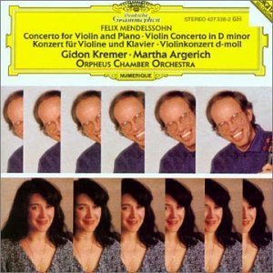 [중고] Martha Argerich, Gidon Kremer / Mendelssohn : Concerto for Violin, Piano and Strings in D minor) (수입/4273382)
