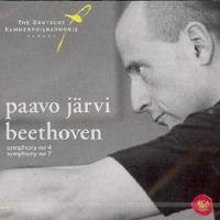 [중고] Paavo Jarvi / 베토벤 : 교향곡 4번 &amp; 7번 Beethoven : Symphony No.4 &amp; 7 (SACD Hybrid/수입/88697129332)