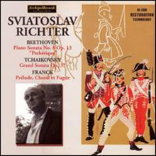 [중고] Sviatoslav Richter / Beethoven Piano Sonata No.8 Op.13 Pathetique, Tchaikovsky Grand Sonata Op.37, Franck : Prelude, Choral et Fugue (수입/arpcd0337)