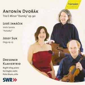 [중고] Dresdner Klaviertrio / Dvorak Piano Trio Op.90 Dumky, Violin Sonata, Elegy Op.23 (수입/98463)