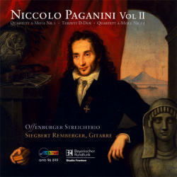 [중고] Offenburger Streichtrio / Niccolo Paganini Vol. 2 : Guitar Trio, String Quartet (수입/amb96899)