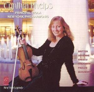 Cynthia Phelps / Principal Viola - New York Philharmonic (수입/미개봉/cacd0510)